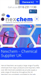 Mobile Screenshot of nexchem.co.uk